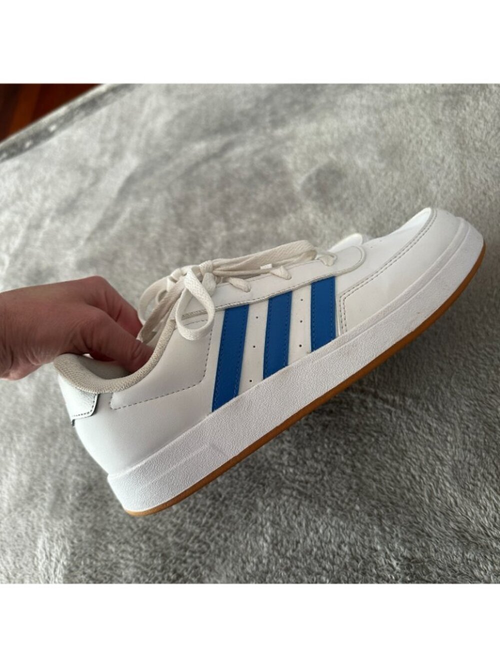 Adidas Breaknet 2.0 Men's White Blue Shoes Sneakers size 6 - Picture 4 of 6